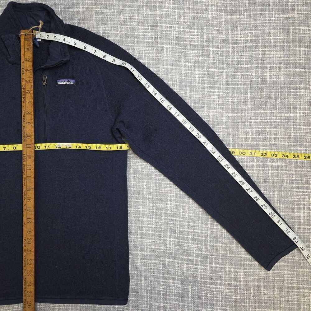 Patagonia Better Sweater Fleece 1/4 Zip Pullover Heather Blue Men's S 25523 - Picture 5 of 9